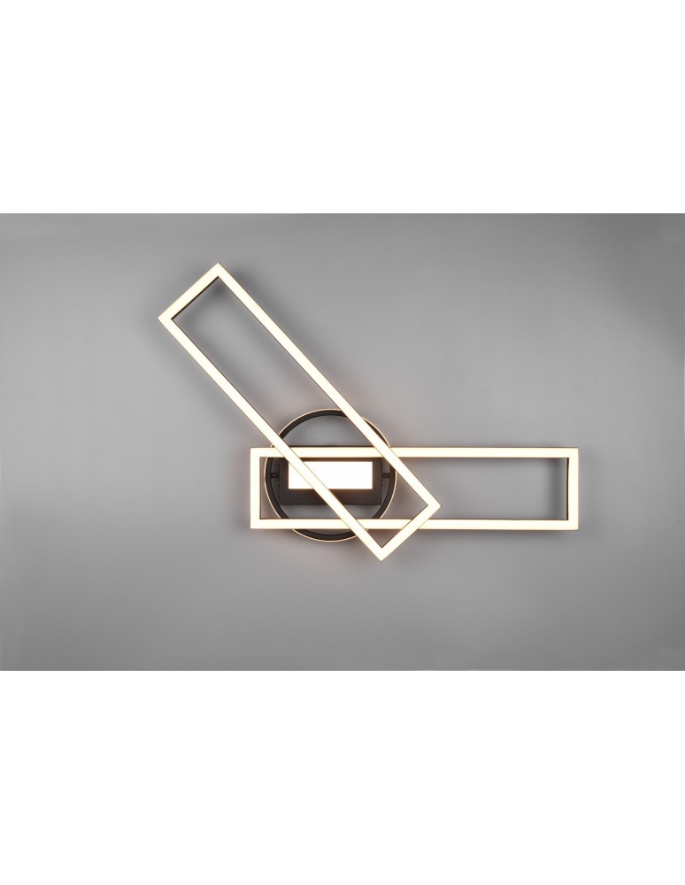 Modern ceiling lamps - TRIO TWISTER LED Ceiling 1x30W 2700 - 6000K 4500lm Dimmable Black R67183132 - product kolory-swiatla.pl 3