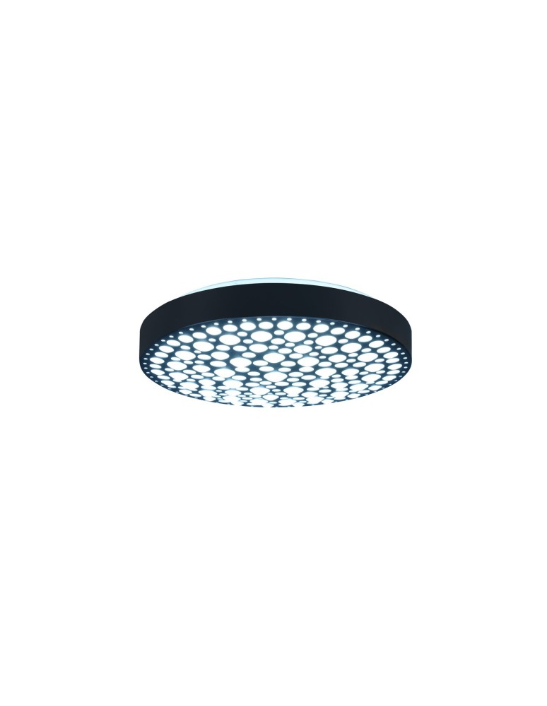 Ceiling lamps - TRIO CHIZU LED Ceiling 1x22W 2700 - 6000K 2500lm Dimmable Black R67161132 - product kolory-swiatla.pl 3