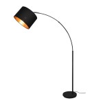 Floor lamps with lampshade - TRIO BOLIVIA Floor E27 1x10W black R40081080 - product 1