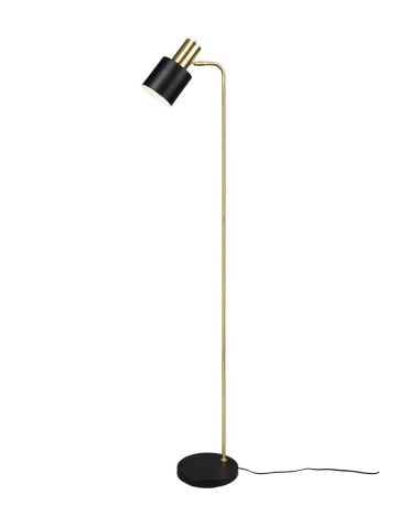 TRIO ADAM Floor lamp E27 1x10W black/gold R41041080
