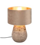 Table lamps with lampshade - TRIO KIRAN Table E27 1x60W grey R51231061 - product 1