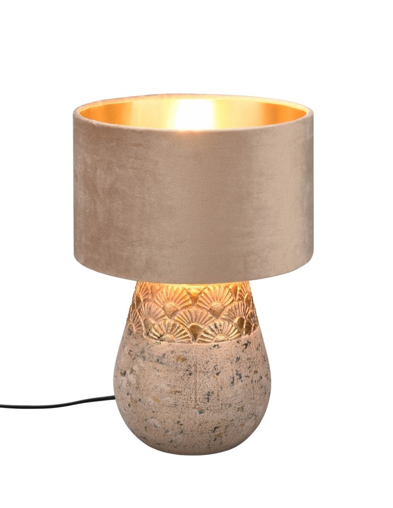 Table lamps with lampshade - TRIO KIRAN Table E27 1x60W grey R51231061 - product kolory-swiatla.pl 1