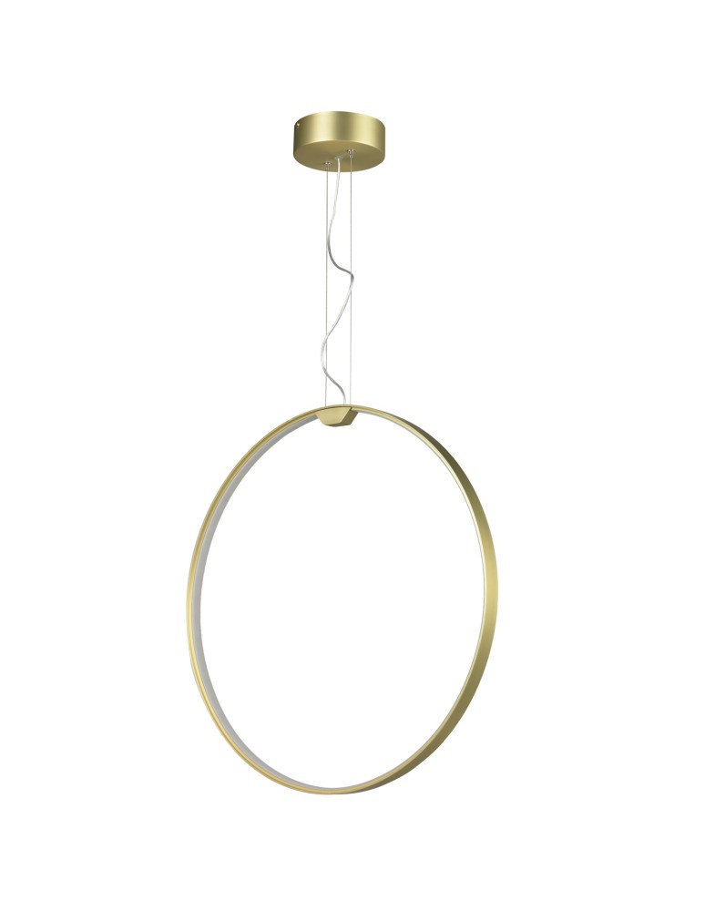 Pendant lamps circles - Step into Design ACIRCULO led pendant lamp gold 60 cm   - product kolory-swiatla.pl 1