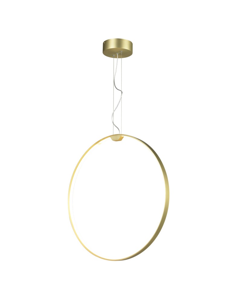 Pendant lamps circles - Step into Design ACIRCULO led pendant lamp gold 60 cm   - product kolory-swiatla.pl 2