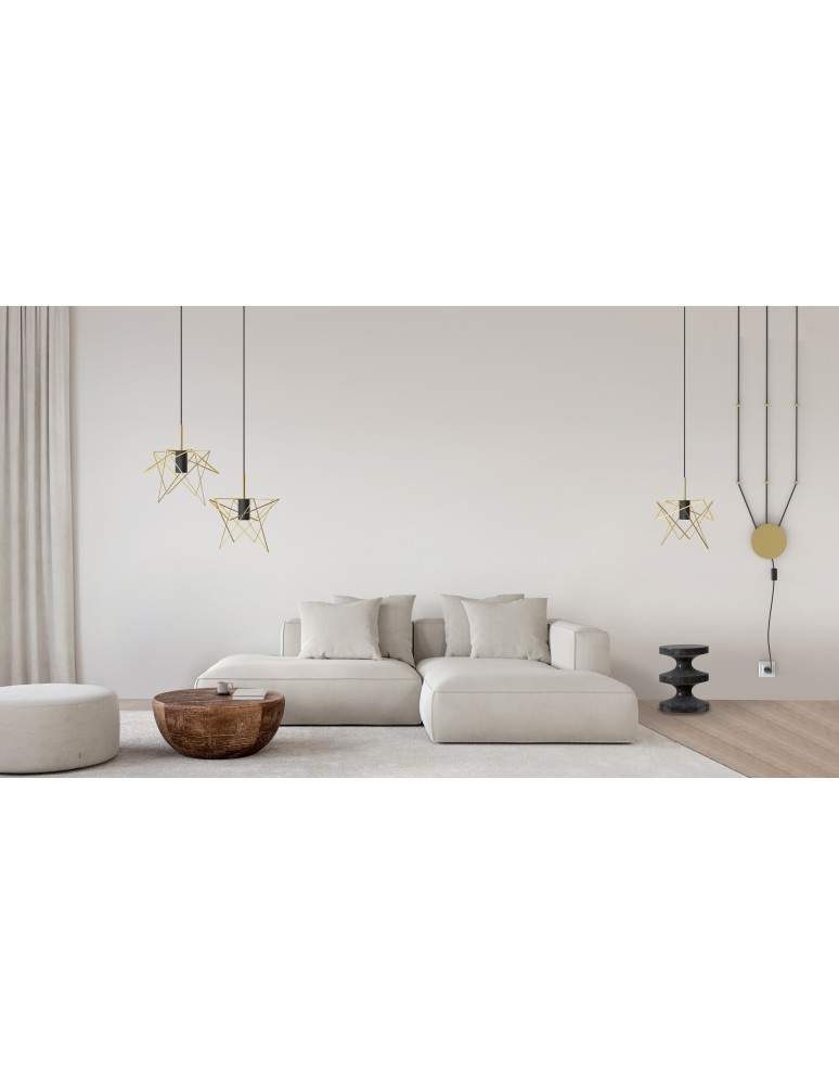Headliners for lighting systems - Nowodvorski CAMELEON CANOPY A MINI Configurable System CAMELEON Box Max power 40W Gold 10264 - product kolory-swiatla.pl 2