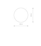 Lampshades of lighting systems - Nowodvorski CAMELEON SNOWBALL 160 Customizable System CAMELEON Shades and Fixtures White 10268 - product 3