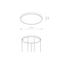 Headliners for lighting systems - Nowodvorski CAMELEON CANOPY H Configurable System CAMELEON Box Max power 40W White 10275 - product 2