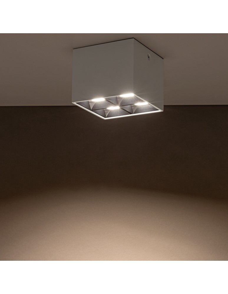 Ceiling spot lights - Nowodvorski MIDI LED Spot Surface Mounted Max wattage 16W LED White 10047 - product kolory-swiatla.pl 3