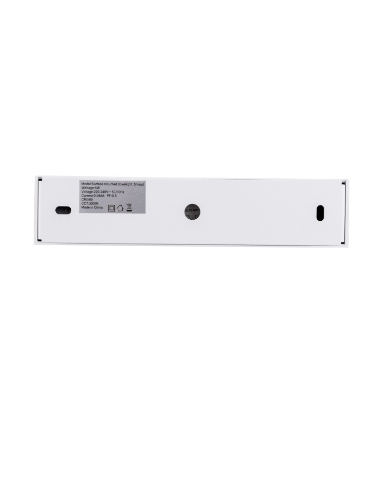 Ceiling spot lights - Nowodvorski MIDI LED Spot Surface Mounted Max wattage 20W LED White 10048 - product kolory-swiatla.pl 5