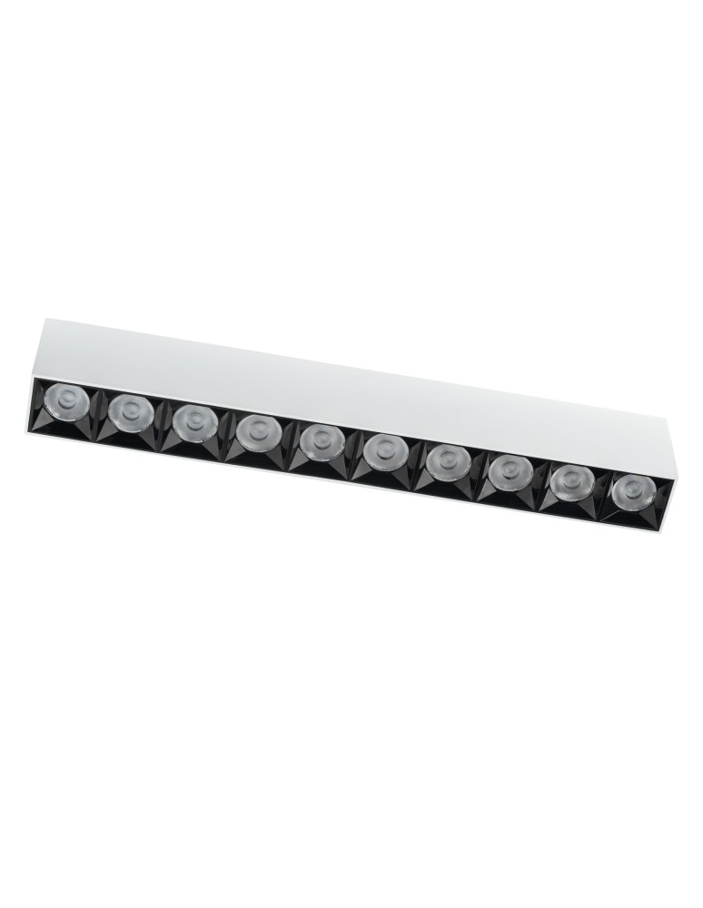 Ceiling spot lights - Nowodvorski MIDI LED Spot Surface Mounted Max wattage 40W LED White 10053 - product kolory-swiatla.pl 1
