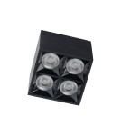 Ceiling spot lights - Nowodvorski MIDI LED Spot Surface Mounted Max wattage 16W LED Black 10054 - product 1
