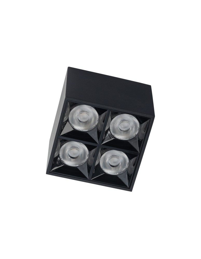 Ceiling spot lights - Nowodvorski MIDI LED Spot Surface Mounted Max wattage 16W LED Black 10054 - product kolory-swiatla.pl 1