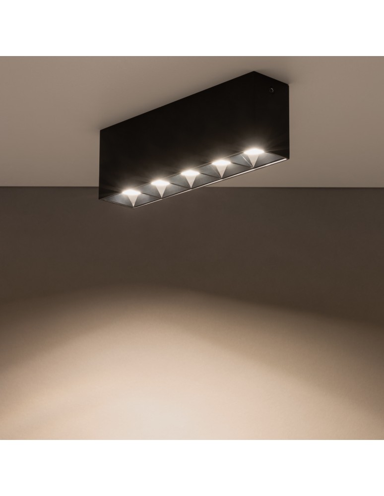 Ceiling spot lights - Nowodvorski MIDI LED Spot Surface Mounted Max wattage 20W LED Black 10055 - product kolory-swiatla.pl 3