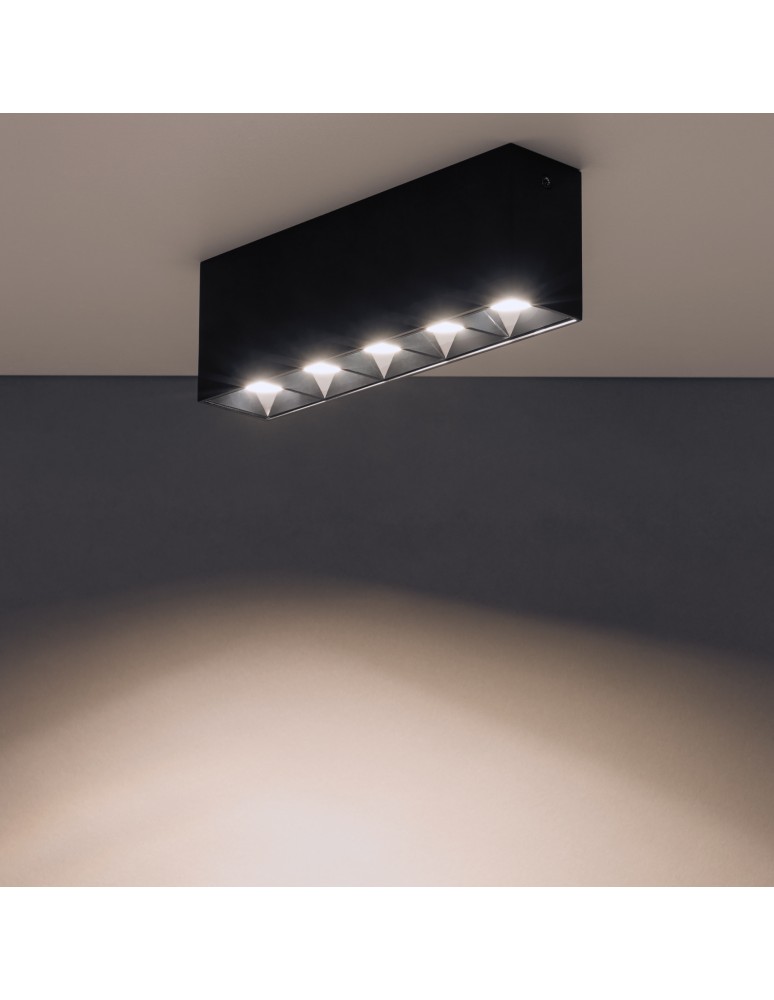 Ceiling spot lights - Nowodvorski MIDI LED Max power 20W LED Black 10058 - product kolory-swiatla.pl 3