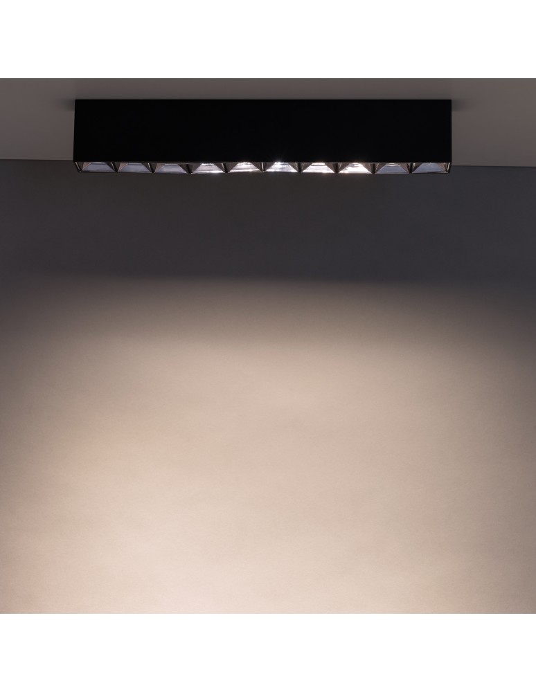 Ceiling spot lights - Nowodvorski MIDI LED Spot Surface Mounted Max wattage 40W LED Black 10060 - product kolory-swiatla.pl 2