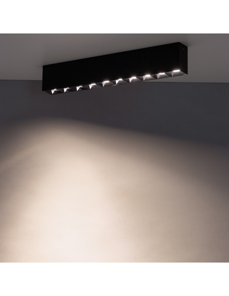 Ceiling spot lights - Nowodvorski MIDI LED Spot Surface Mounted Max wattage 40W LED Black 10060 - product kolory-swiatla.pl 3