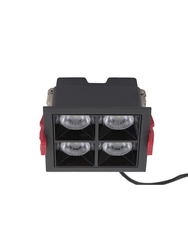 Flush-mounted lamps - pendants - Nowodvorski MIDI LED RECESSED Flush Mounted Spot Max wattage 16W LED Black 10061 - product kolory-swiatla.pl 1