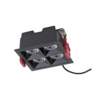 Flush-mounted lamps - pendants - Nowodvorski MIDI LED RECESSED Flush Mounted Spot Max wattage 16W LED Black 10061 - product 2