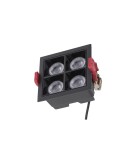 Flush-mounted lamps - pendants - Nowodvorski MIDI LED RECESSED Flush Mounted Spot Max wattage 16W LED Black 10061 - product 3