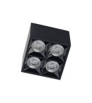 Ceiling spot lights - Nowodvorski MIDI LED Spot Surface Mounted Max wattage 16W LED Black 10057 - product 1