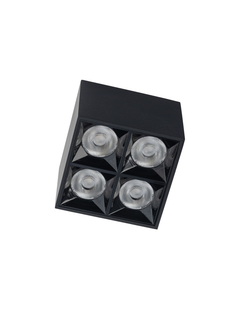 Ceiling spot lights - Nowodvorski MIDI LED Spot Surface Mounted Max wattage 16W LED Black 10057 - product kolory-swiatla.pl 1