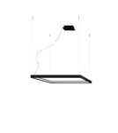 LED pendant lamps - Thoro Chandelier NELYA M black LED 3000K TH.148 - product 1