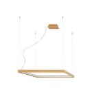 LED pendant lamps - Thoro NELYA M gold LED chandelier 4000K TH.152 - product 1
