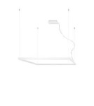 LED pendant lamps - Thoro NELYA L chandelier white LED 3000K TH.153 - product 1