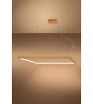LED pendant lamps - Thoro NELYA L gold LED 3000K chandelier TH.155 - product 5
