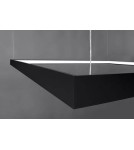 LED pendant lamps - Thoro Chandelier NELYA L black LED 4000K TH.157 - product 5