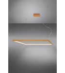 LED pendant lamps - Thoro NELYA L gold LED chandelier 4000K TH.158 - product 4