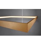 LED pendant lamps - Thoro NELYA L gold LED chandelier 4000K TH.158 - product 5