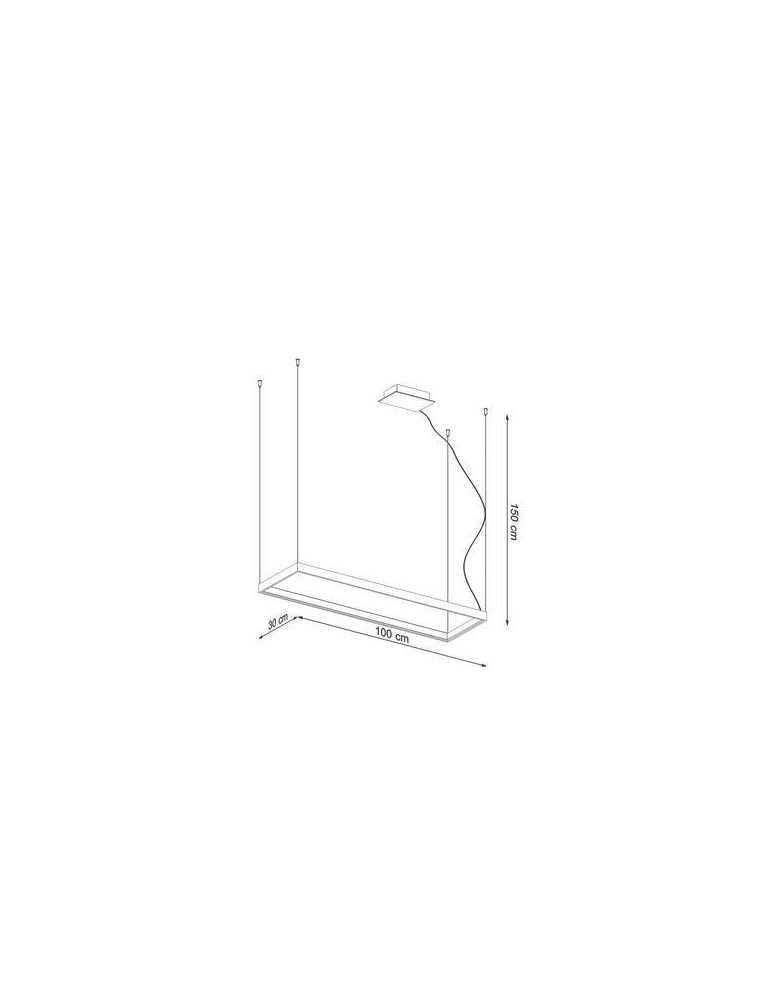 LED pendant lamps - Thoro TUULA M chandelier white LED 3000K TH.159 - product kolory-swiatla.pl 7