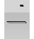 LED pendant lamps - Thoro TUULA M chandelier black LED 3000K TH.160 - product 2