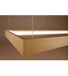 LED pendant lamps - Thoro TUULA M gold LED 3000K chandelier TH.161 - product 5