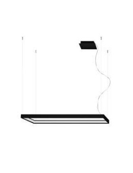 Thoro TUULA M black LED chandelier 4000K TH.163