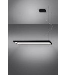 LED pendant lamps - Thoro TUULA M black LED chandelier 4000K TH.163 - product 3