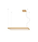 LED pendant lamps - Thoro TUULA M gold LED chandelier 4000K TH.164 - product 1