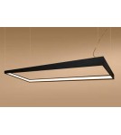 LED pendant lamps - Thoro TUULA L chandelier black LED 3000K TH.166 - product 6