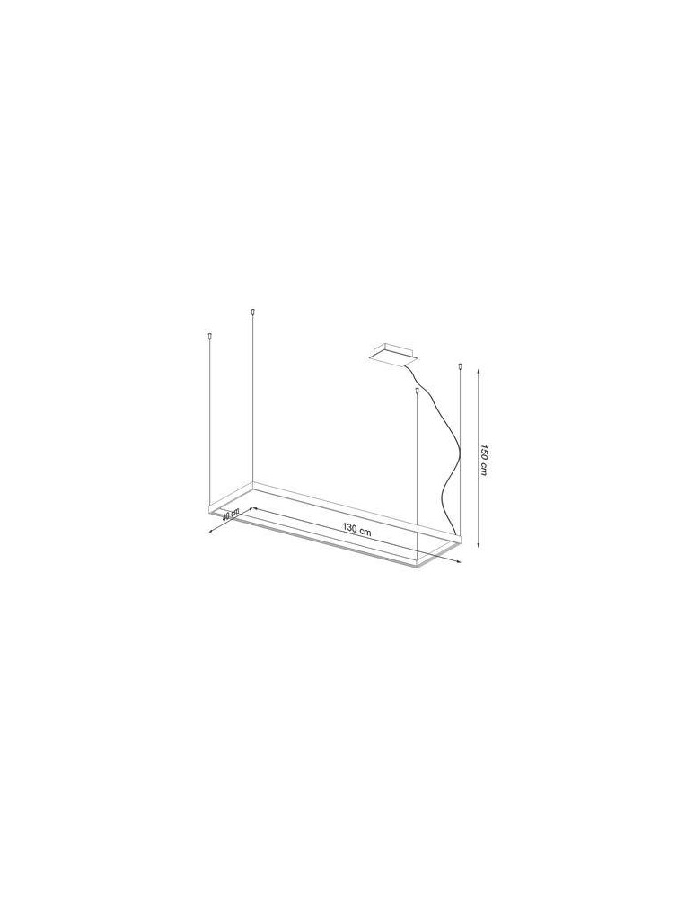 LED pendant lamps - Thoro TUULA L gold LED 3000K chandelier TH.167 - product kolory-swiatla.pl 6