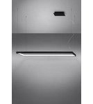 LED pendant lamps - Thoro TUULA L chandelier black LED 4000K TH.169 - product 3