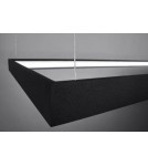 LED pendant lamps - Thoro TUULA L chandelier black LED 4000K TH.169 - product 7
