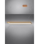 LED pendant lamps - Thoro TUULA L gold LED chandelier 4000K TH.170 - product 3