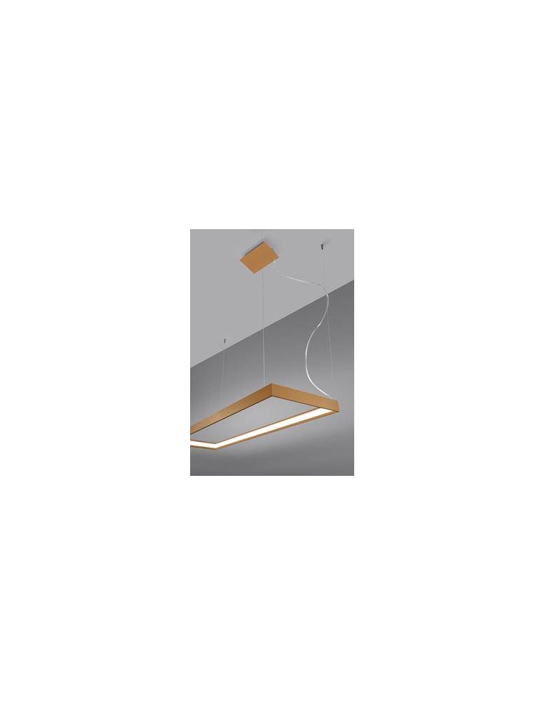 LED pendant lamps - Thoro TUULA L gold LED chandelier 4000K TH.170 - product kolory-swiatla.pl 4