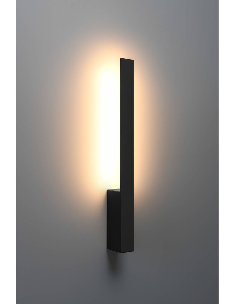 LED wall lamps - Thoro Wall lamp LAHTI S black LED 3000K TH.183 - product kolory-swiatla.pl 2