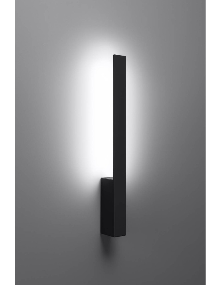 LED wall lamps - Thoro Wall lamp LAHTI S black LED 4000K TH.186 - product kolory-swiatla.pl 2