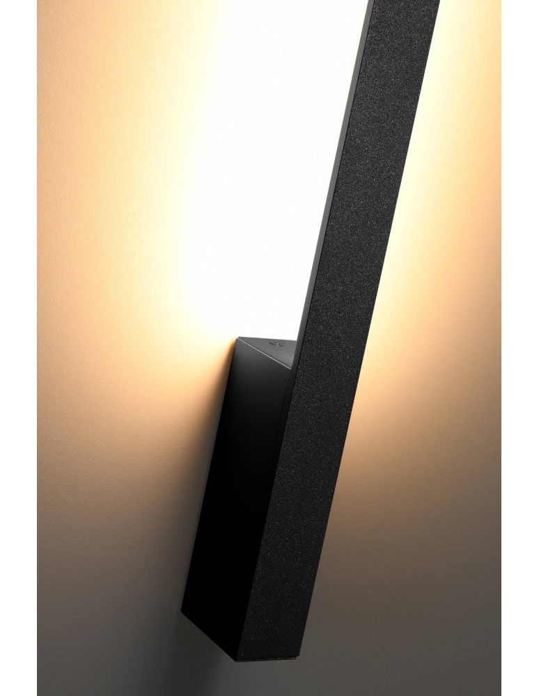 LED wall lamps - Thoro Wall lamp LAHTI M black LED 3000K TH.189 - product kolory-swiatla.pl 6