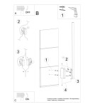 LED wall lamps - Thoro Wall lamp LAHTI M black LED 3000K TH.189 - product 8