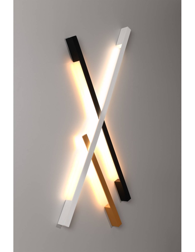 LED wall lamps - Thoro Wall lamp LAHTI M gold LED 3000K TH.190 - product kolory-swiatla.pl 4