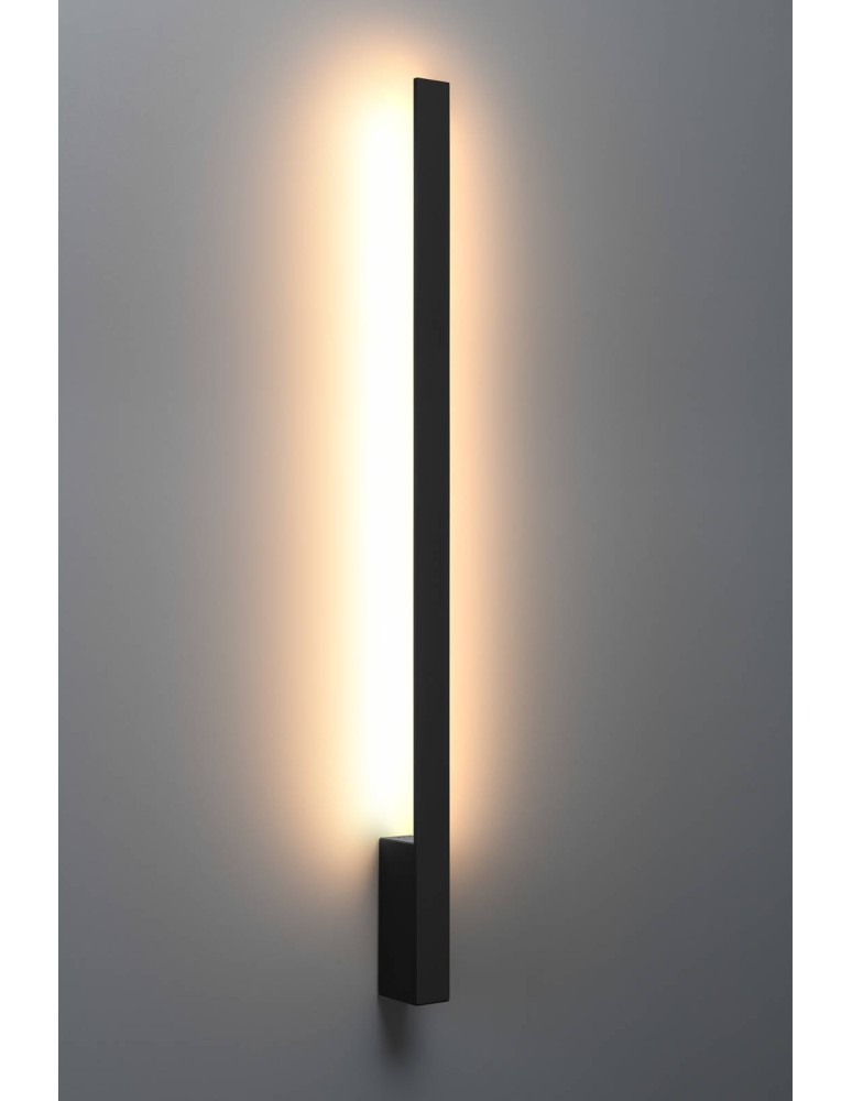 LED wall lamps - Thoro Wall lamp LAHTI L black LED 3000K TH.195 - product kolory-swiatla.pl 2